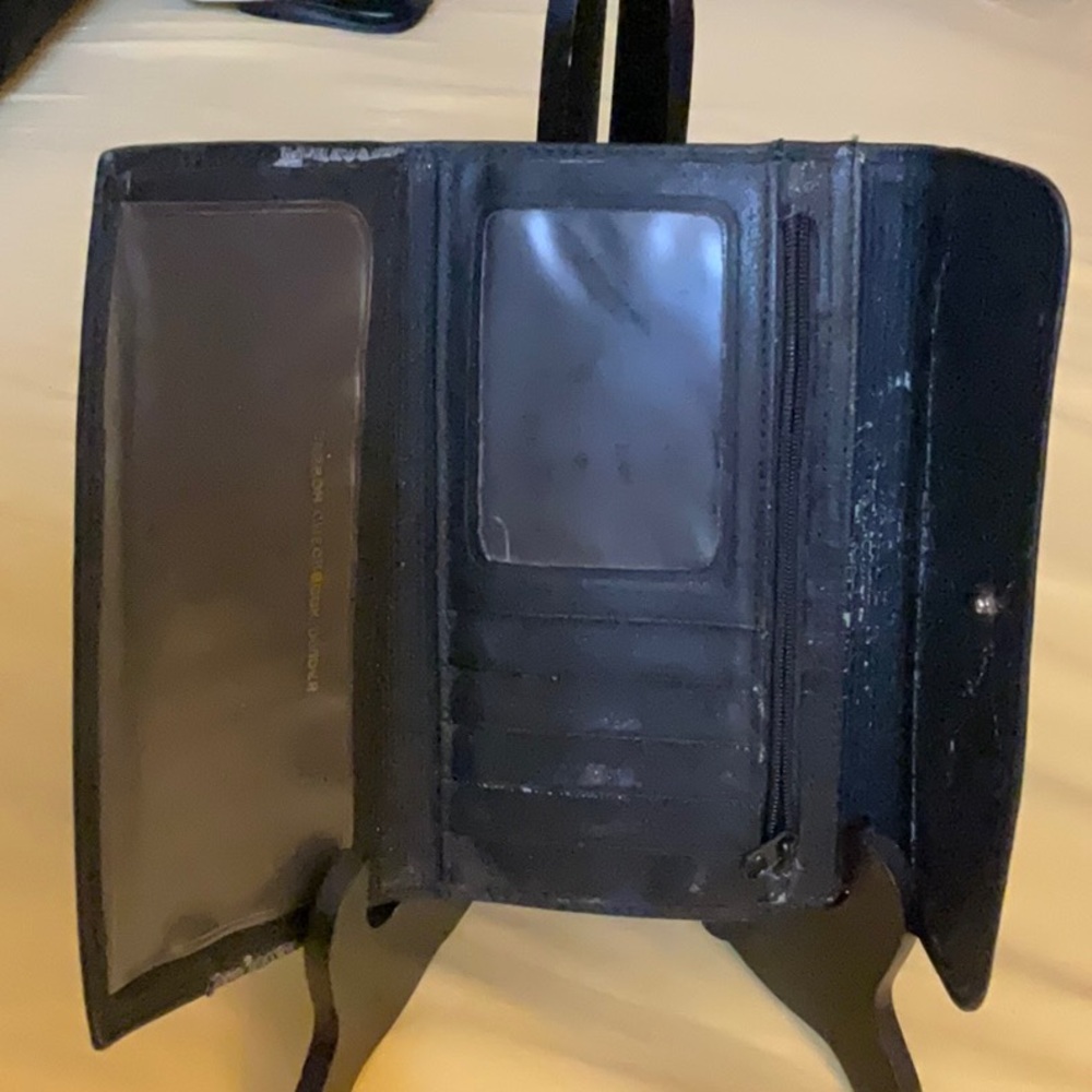 Source Unknown Black Wallet Sleek Minimalist Desi… - image 3